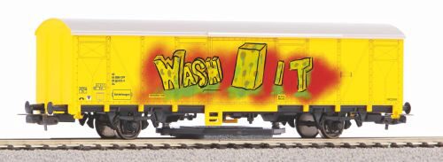 Piko 54309 SBB Schienenreinigungswagen gelb mit Graffiti  Ep.V